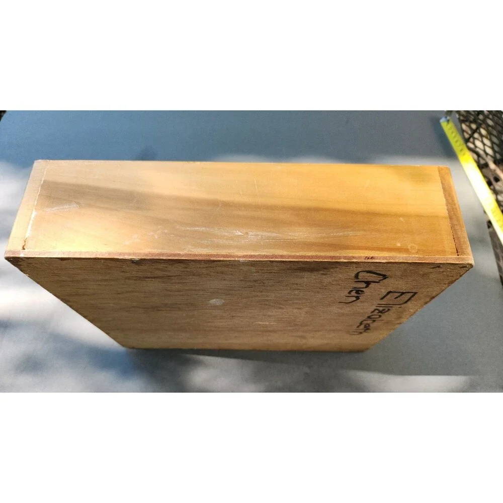 Handmade Wood Tool Box Handle Primitive Caddy Storage Hobby Crafts Art Picnic